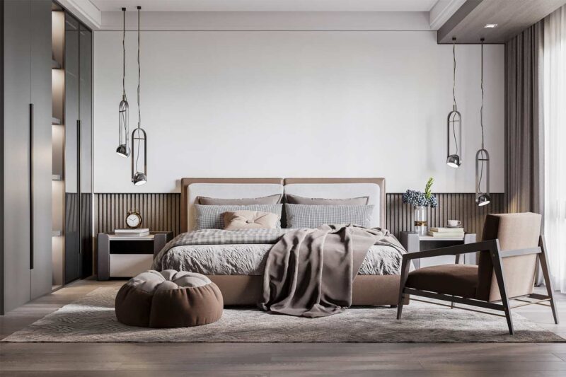 Idee per una camera da letto lussuosa stile boutique hotel