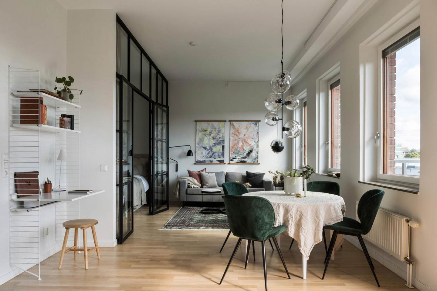 monolocale stile scandinavo - Fantastic Frank
