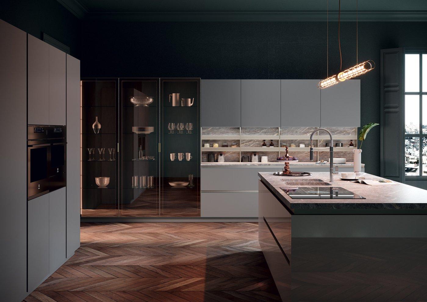 cucina moderna con isola