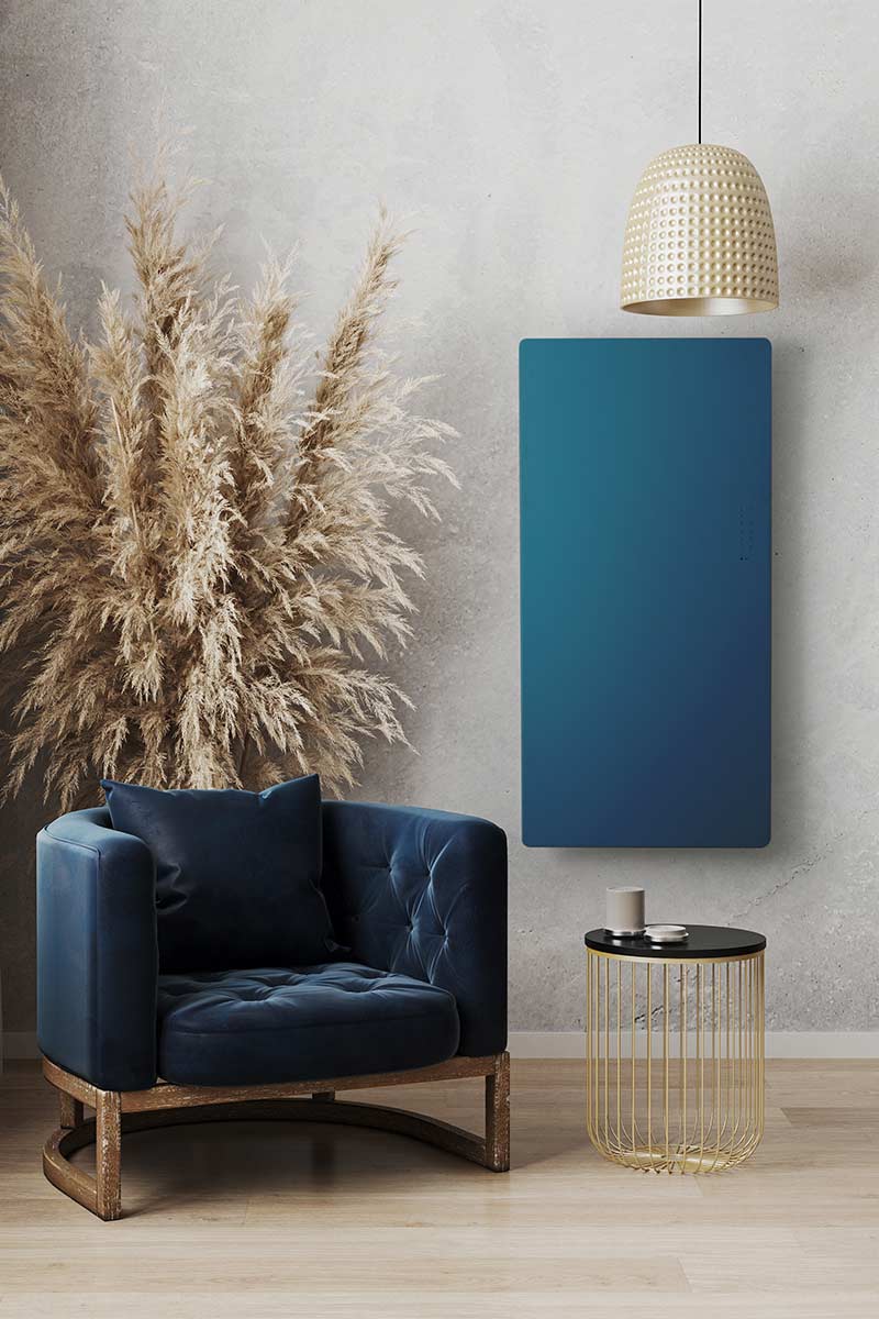 radiatore elettrico colorato, Kinethermo di Kinedo