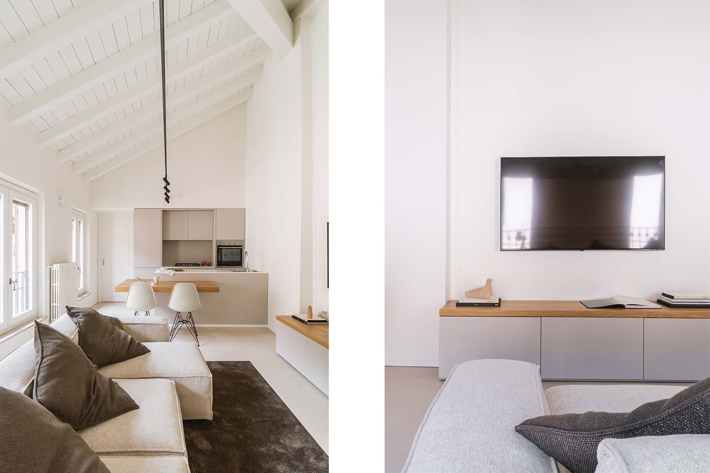 una casa minimalista, contemporanea, essenziale e sofisticata