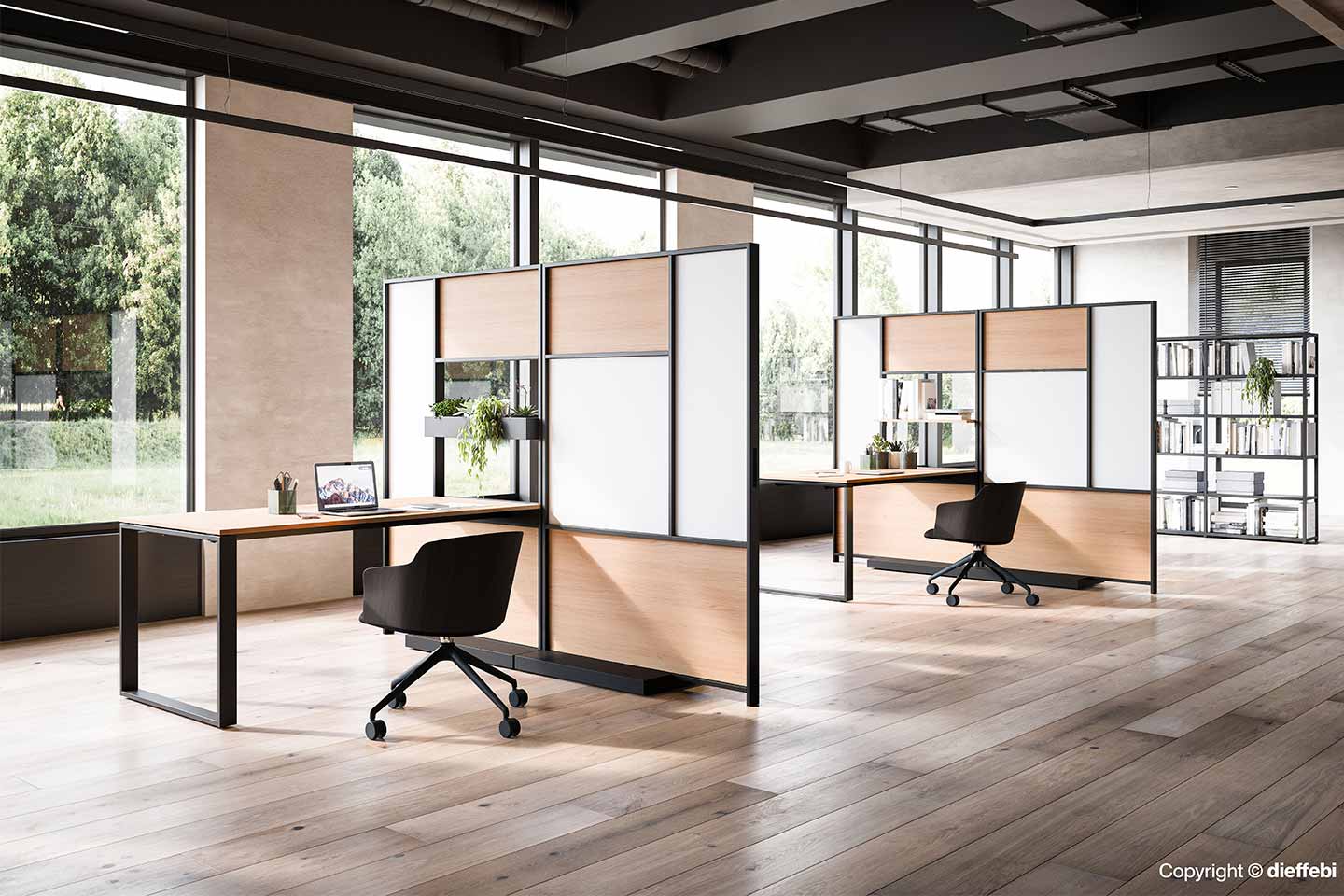 arredi Dieffebi per l’ufficio e lo smart working 