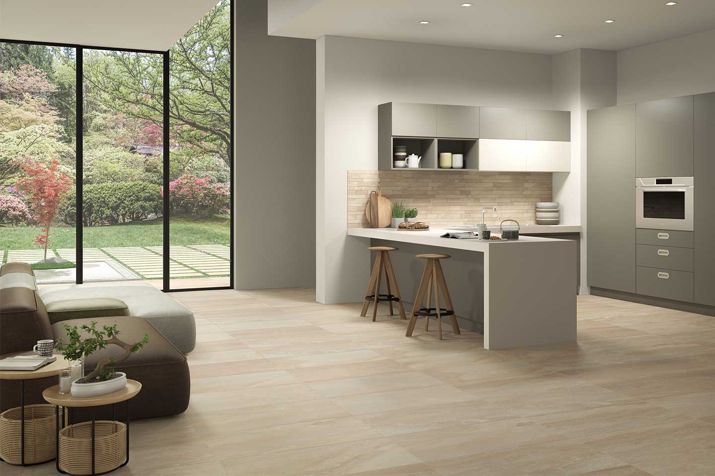 Arredare casa in stile giapponese con il gres porcellanato come arredare casa in stile zen