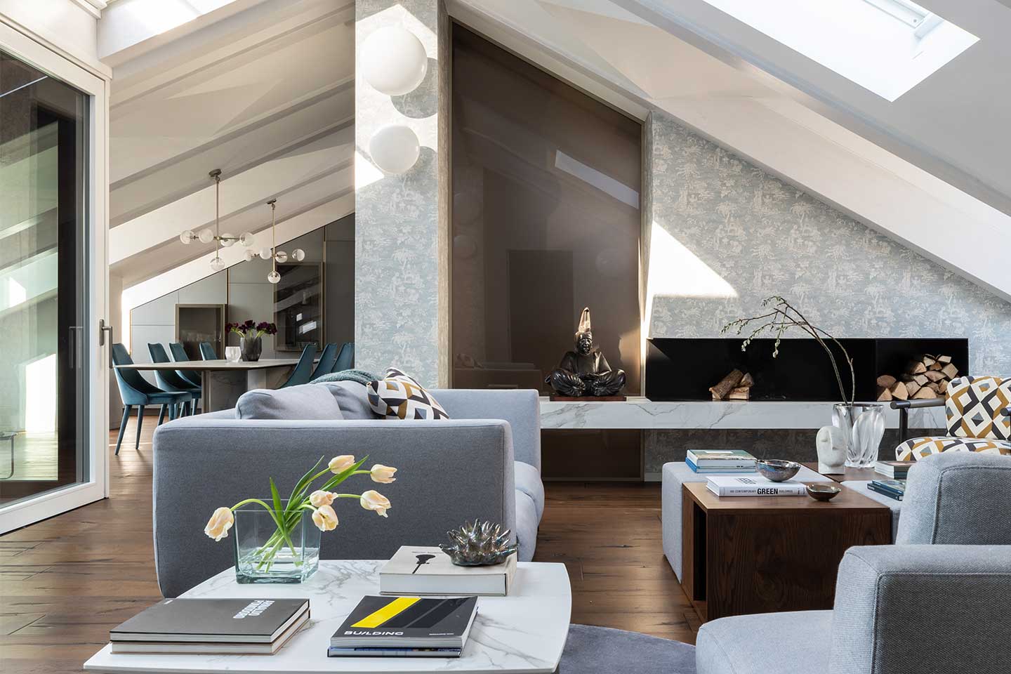 Icona Architetti firma il progetto di una dimora con vista sui tetti 