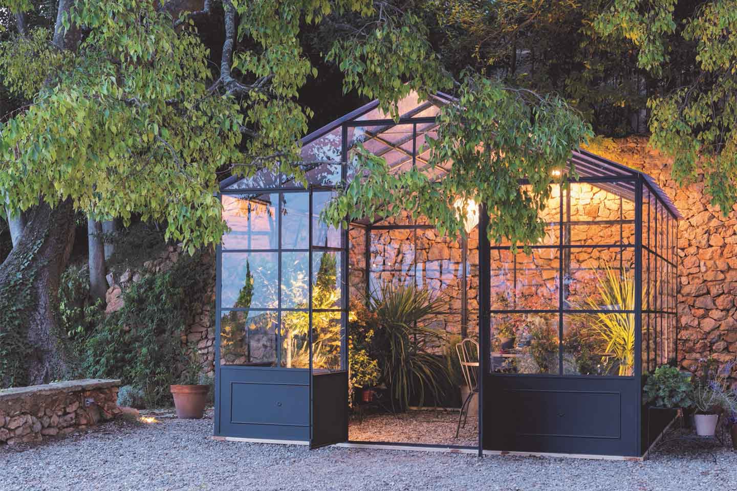 Giardino d’inverno con struttura autuportante