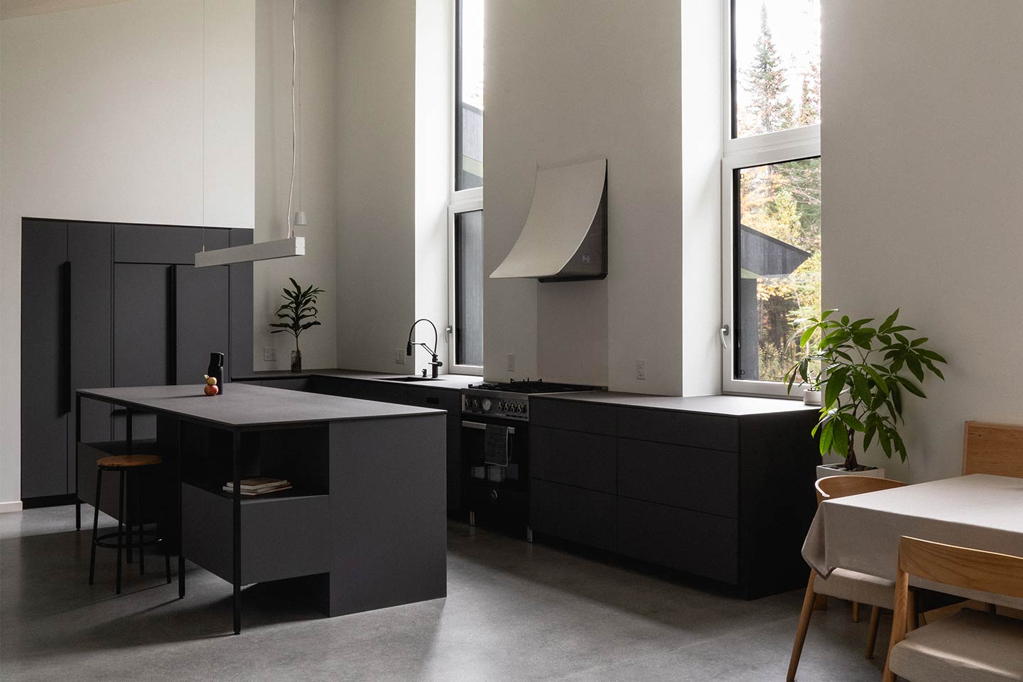 Lapitec per la cucina della casa passiva Atelier C