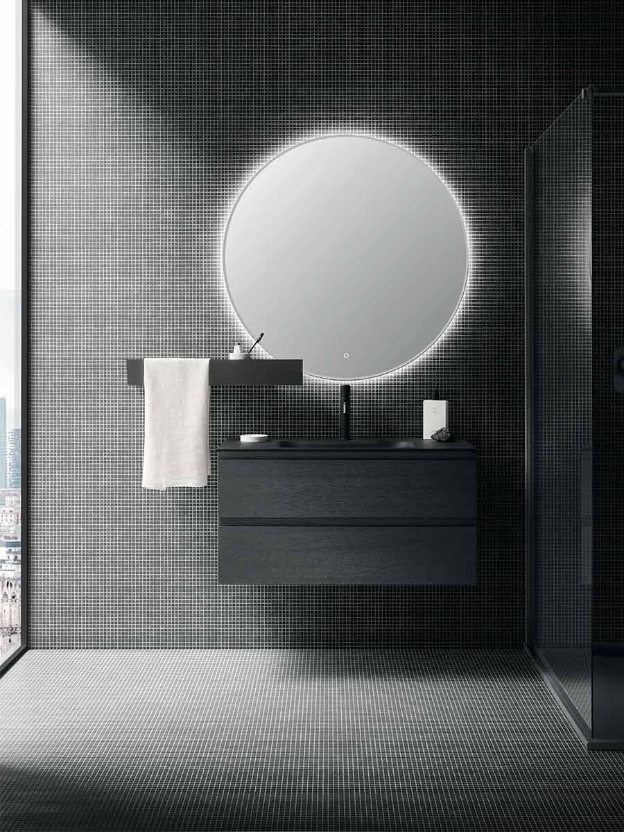 specchio bagno rotondo Compass ARBI Street