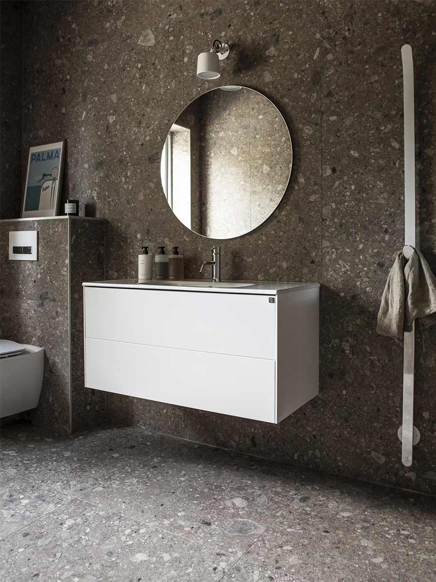 bagno moderno casa contemporanea in Svezia