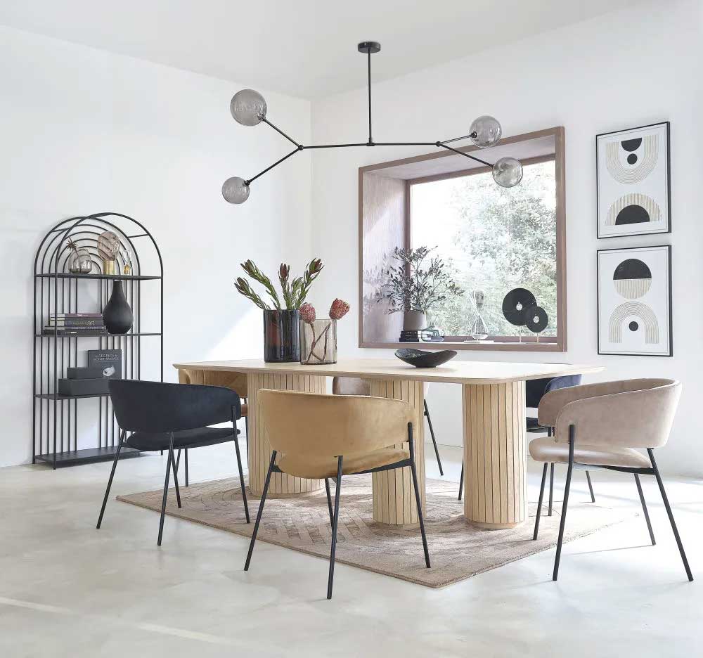 sedie da pranzo con braccioli