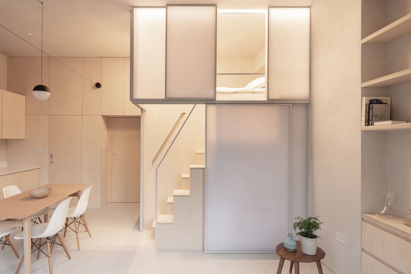 Micro-appartamento ispirato al design giapponese firmato Proctor & Shaw