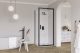 Il design minimalista del box doccia salvaspazio ETO di Flair