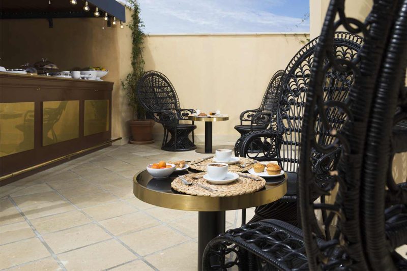 terrazza colazione boutique hotel nel Salento