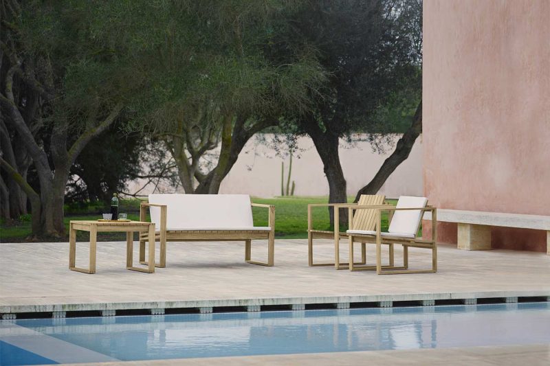 arredamento outdoor per il bordo piscina