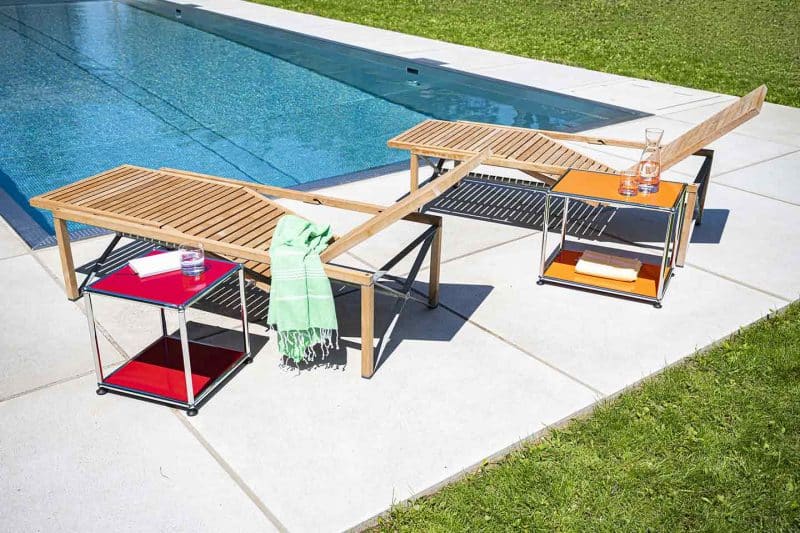 arredamento outdoor per il bordo piscina