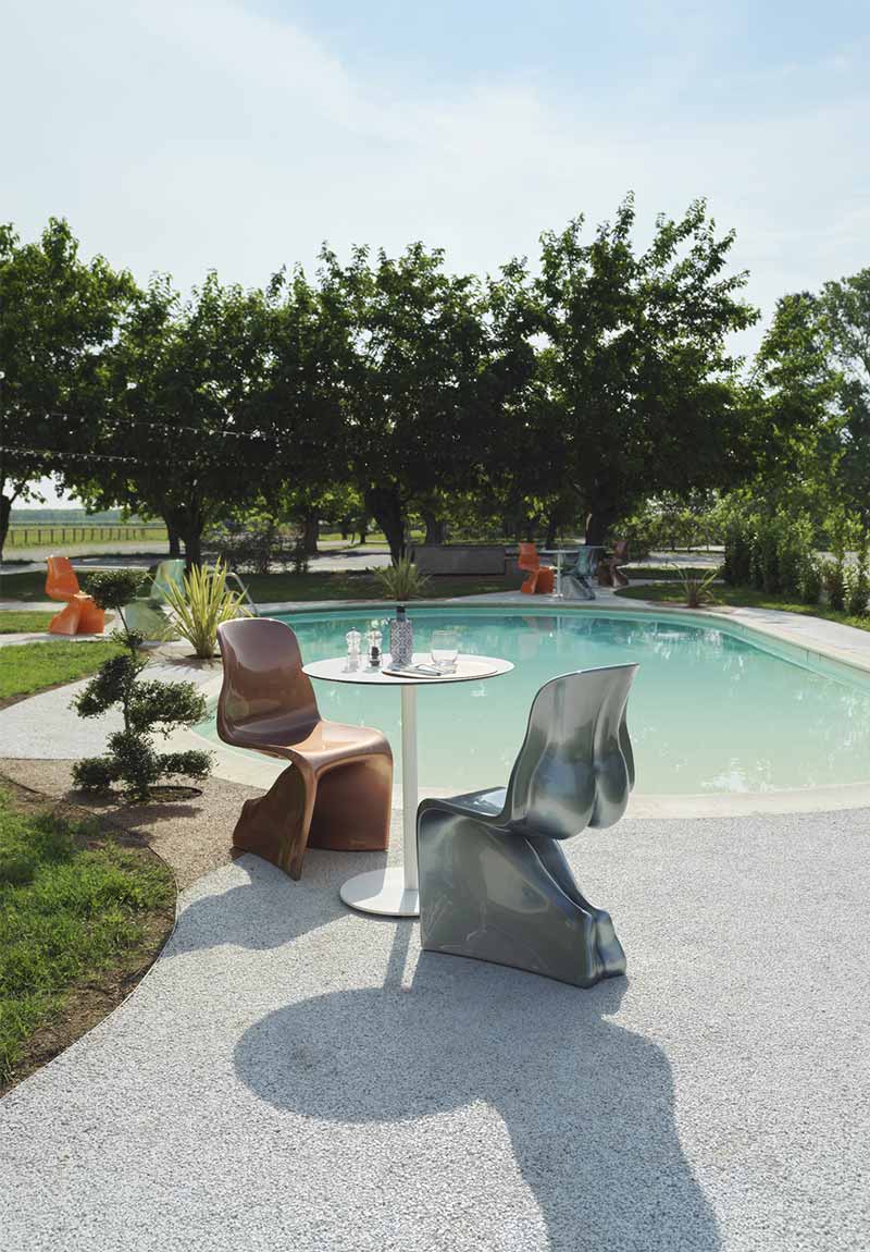 arredamento outdoor per il bordo piscina