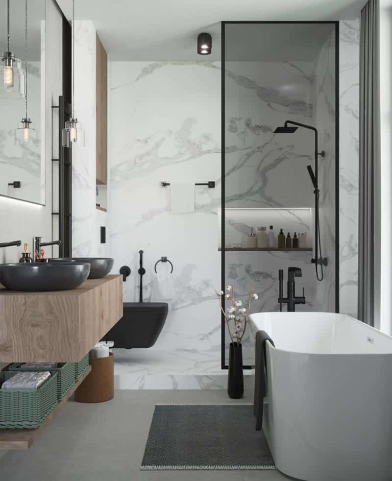 Soluzioni e idee per inserire la vasca in un bagno piccolo