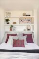 camera da letto piccola con spazi ottimizzati