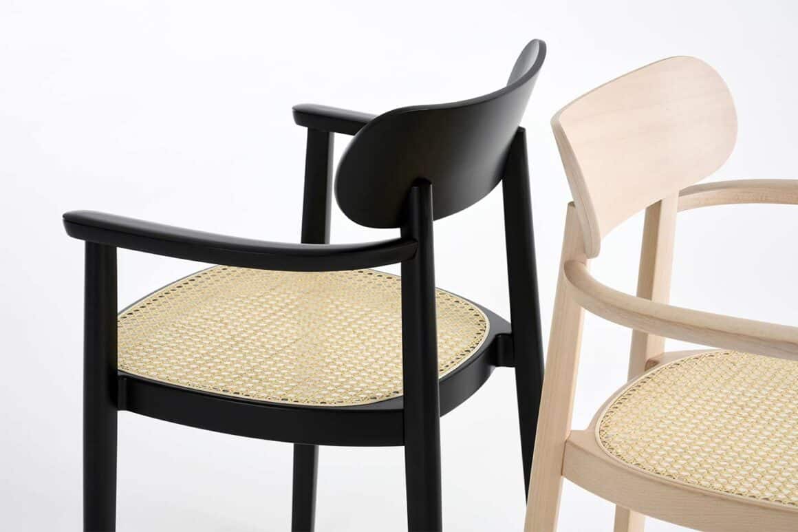 sedie Thonet in paglia di vienna