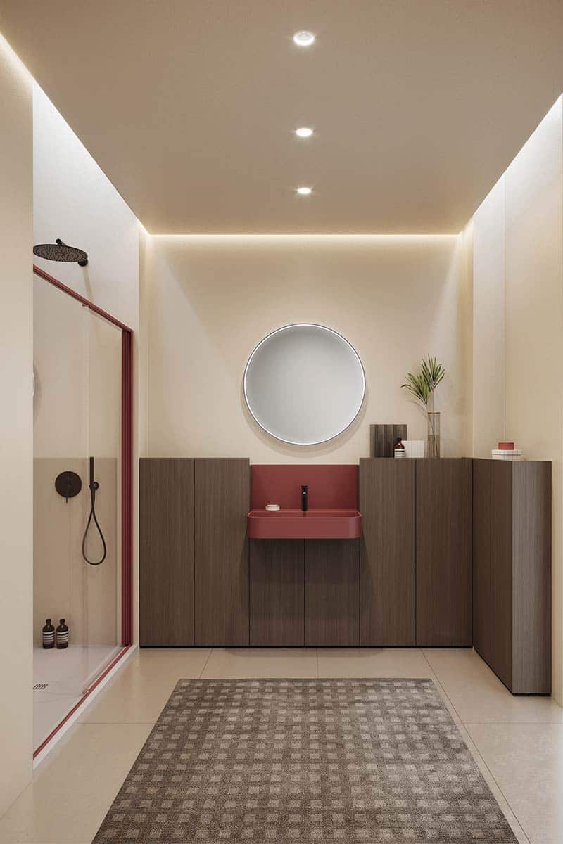 Arredare il bagno nel 2025: novità, tendenze e idee Idee per arredare un bagno colorato e sostenibile
