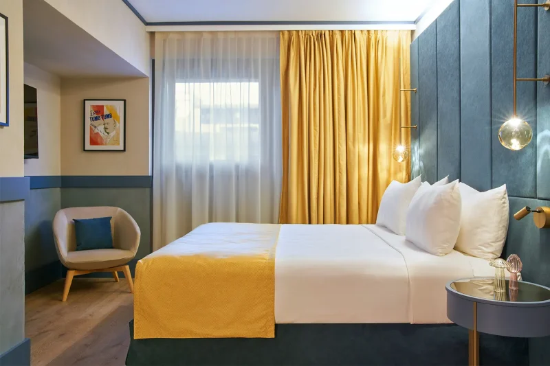 Camere di design al Nemi Hotel Milano Camere del Nemi Hotel Milano, ambienti di design contemporaneo con arredi su misura, luce progettuale e comfort urbano nel cuore della città