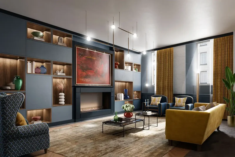 Lobby e interior design del Nemi Hotel Milano Lobby del Nemi Hotel Milano con interior design firmato Spagnulo & Partners, palette raffinata, materiali ricercati e atmosfera di ospitalità urbana contemporanea