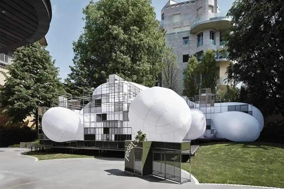 Installazione Renaissance of the Real di USM e Snøhetta alla Fondazione Luigi Rovati, Milano Design Week 2026