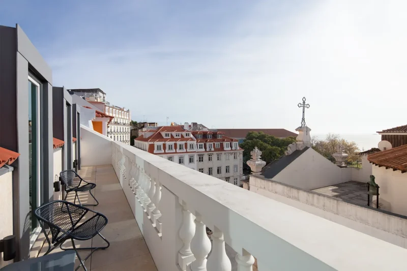 Corpo Santo 6: un edificio in stile pombalino di Lisbona si trasforma in un duplex vista Tago